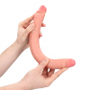 RealRock Extra Lange Dubbele Dildo huidskleur