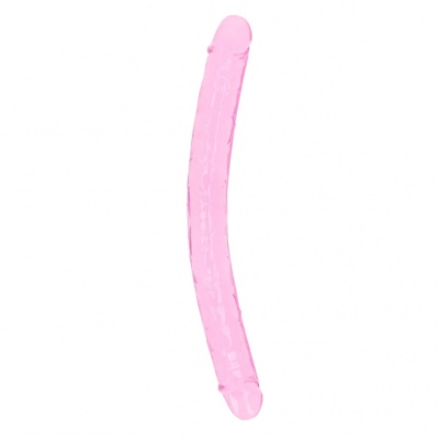 RealRock Realistische Dubbele Dildo Roze genot (Ø 3,5cm, 34cm)