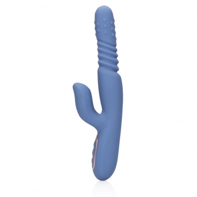 Warming Rotating & Thrusting Vibrator (Blue Nova)