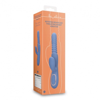 Warming Rotating & Thrusting Vibrator (Blue Nova)