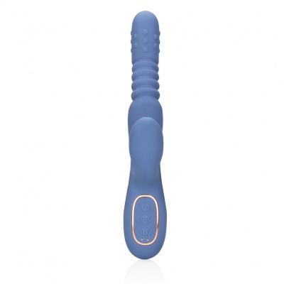 Warming Rotating & Thrusting Vibrator (Blue Nova)