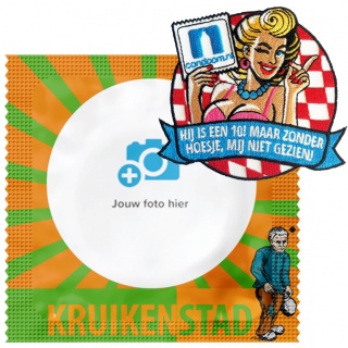 Foto condoom: Carnaval - Kruikenstad + GRATIS EMBLEEM (11 stuks)