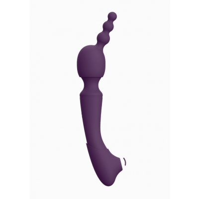 Vive Nami – Dubbelzijdige Wand- en Clitorisvibrator (paars)