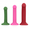 Loveline Vibrerende Dildo met Eikel en Zuignap - Medium