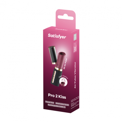 Satisfyer Pro 2 Kiss – Discreet, Stijlvol & Ongeëvenaard Genot (rood)