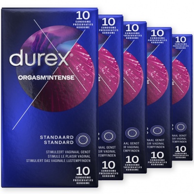 Durex Orgasm' Intense Condooms  (40st + 10st GRATIS)
