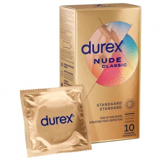 Durex Nude Classic Condooms (latex) — 10 stuks