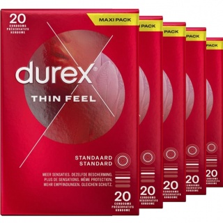Durex Thin Feel Maxi Pack — 80st + 20st GRATIS