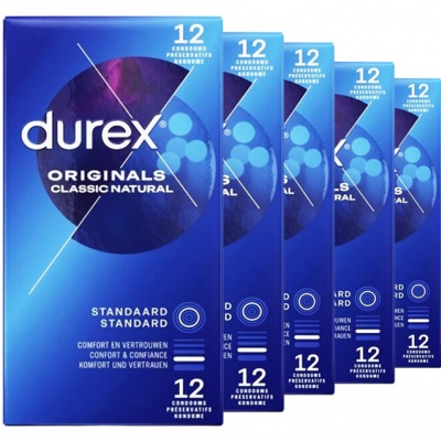Durex Originals Classic Natural condooms (48st. + 12st. GRATIS)