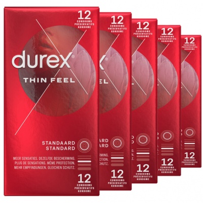 Durex Thin Feel condooms (48st + 12st GRATIS)