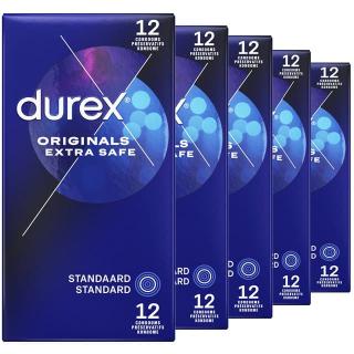 Durex Originals Extra Safe condooms &mdash; 48st + 12st GRATIS