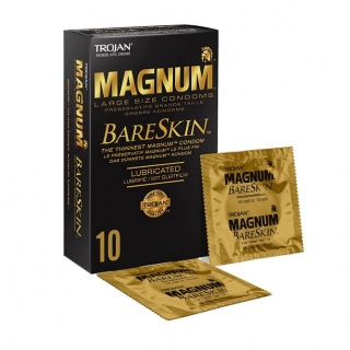 Trojan Magnum Bareskin condooms — 10 stuks