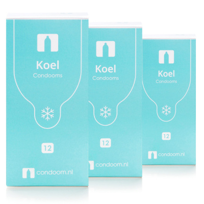 Condoom.nl Koel Condooms (2x 12st + 12 Gratis)