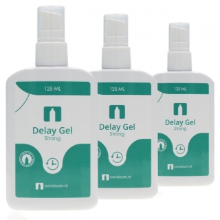 Condoom.nl Orgasme Vertragende Gel Strong voor mannen — 2x 125ml +125ml Gratis