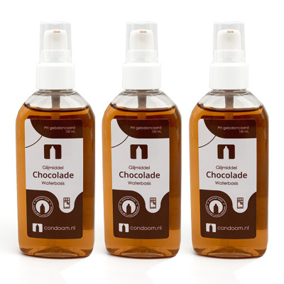 Condoom.nl Glijmiddel Chocolade (2x 100ml + 100ml Gratis)