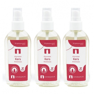 Condoom.nl Glijmiddel Kers — 2x 100ml + 100ml Gratis