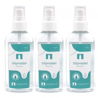 Condoom.nl Glijmiddel Siliconen — 2x 100ml + 100ml Gratis
