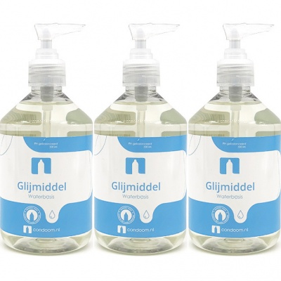 Condoom.nl Glijmiddel Waterbasis (2x 500ml + 500ml Gratis)