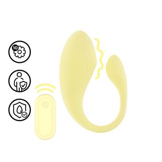 Loveline – Vibrating G-Spot Vibe met Afstandsbediening  — geel