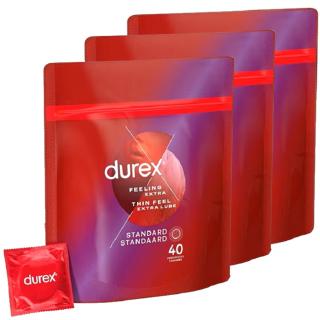 Durex Thin Feel Extra lube condooms — 120 stuks