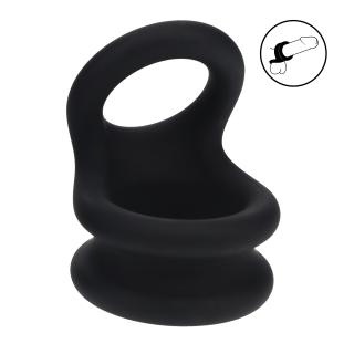 Levelz – Brede Dubbele Siliconen cockring — Maat M