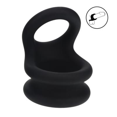 Levelz – Brede Dubbele Siliconen cockring (Maat M)