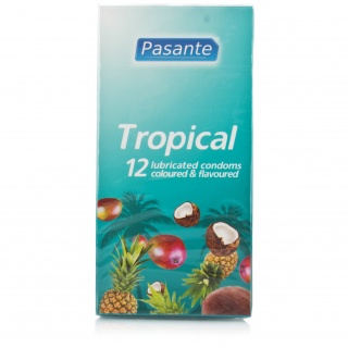 Pasante Tropical Smaak Condooms (12 stuks)