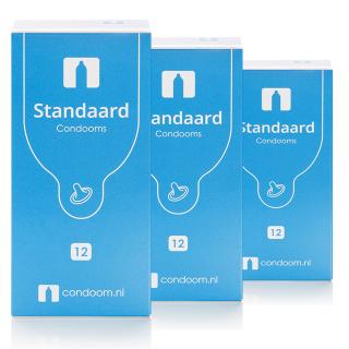 Condoom.nl Standaard Condooms — 2 + 1 Gratis