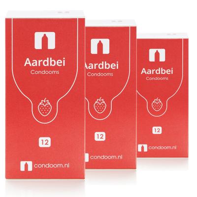 Condoom.nl Aardbei Condooms (2 + 1 Gratis)