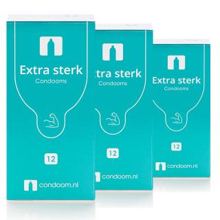 Condoom.nl Extra Sterk Condooms — 2 + 1 Gratis