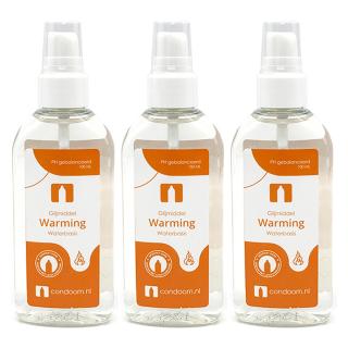 Condoom.nl Glijmiddel Warming  — 2 + 1 Gratis