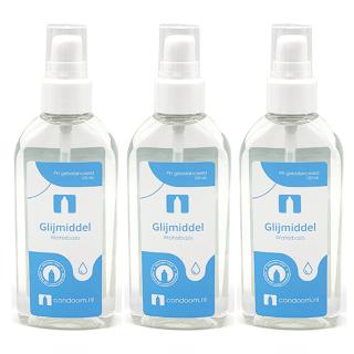 Condoom.nl Glijmiddel Waterbasis — 2 + 1 Gratis