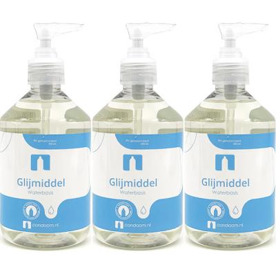 Condoom.nl Glijmiddel Waterbasis (2x 500ml + 1x 500ml Gratis)