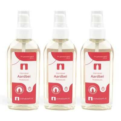 Condoom.nl Glijmiddel Aardbei (2 + 1 Gratis)
