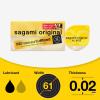Sagami Original 0.02 - ultradunne latexvrij 61mm- Maat XL