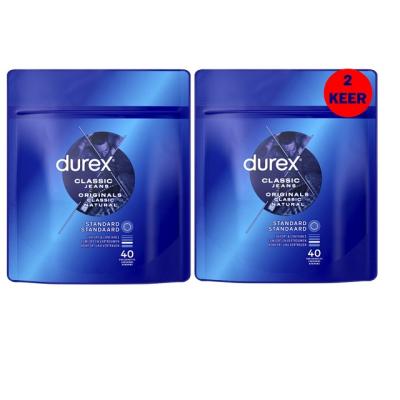 Durex Originals  Classic Natural condooms Maxi Pack (80 stuks)
