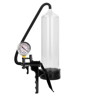 Pumped – Elite Penispomp met Drukmeter   &mdash; transparant