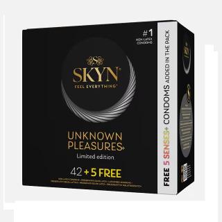 Skyn ​​Unknown Pleasures Latexvrije condooms &mdash; 42st + 5 Gratis