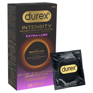 Durex Intensity Condooms Extra Lube &mdash; 10 stuks