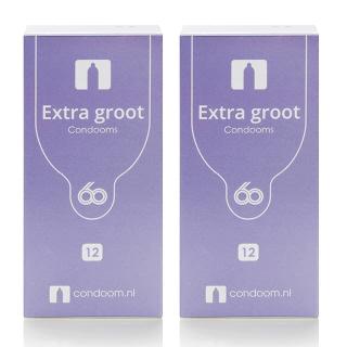 Condoom.nl Extra Groot Condooms 60mm &mdash; 1+1 Gratis