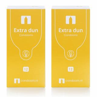 Condoom.nl Extra Dun Condooms &mdash; 1+1 Gratis