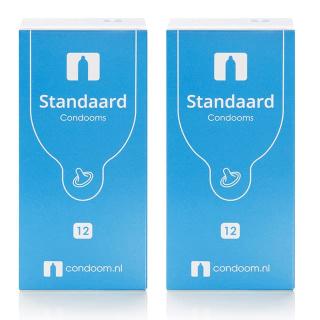 Condoom.nl Standaard Condooms &mdash; 1+1 Gratis