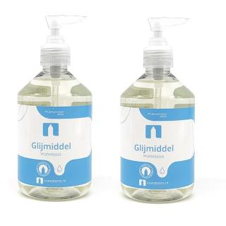 Condoom.nl Glijmiddel Waterbasis &mdash; 2x 500ML  