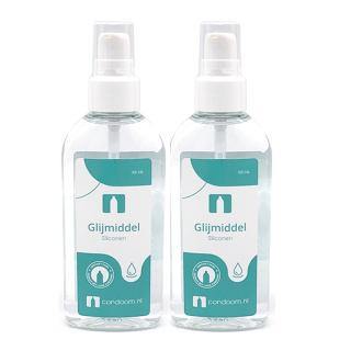 Condoom.nl Glijmiddel Siliconen &mdash; 1 + 1 Gratis