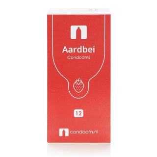 Condoom.nl Aardbei Condooms &mdash; 12 stuks