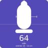Condoom Maat 64 - XXL Condooms met Nominale Breedte 64mm