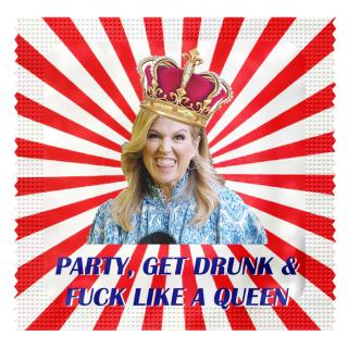 Koningsdag condooms &mdash; Maxima party queen