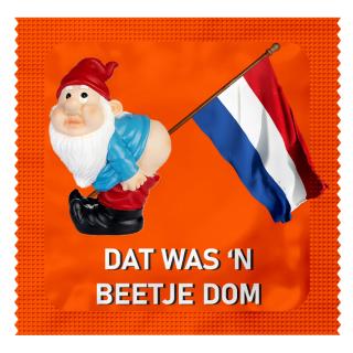 Koningsdag condooms &mdash; Beetje dom