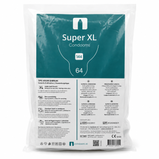 Condoom.nl Super XL Condooms 64mm &mdash; 144 stuks