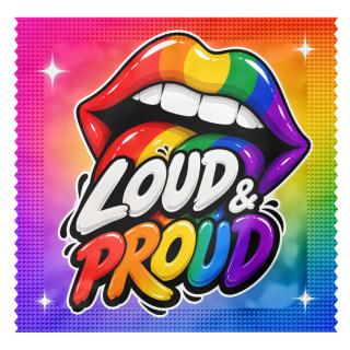 Pride condooms &mdash; Loud & Proud